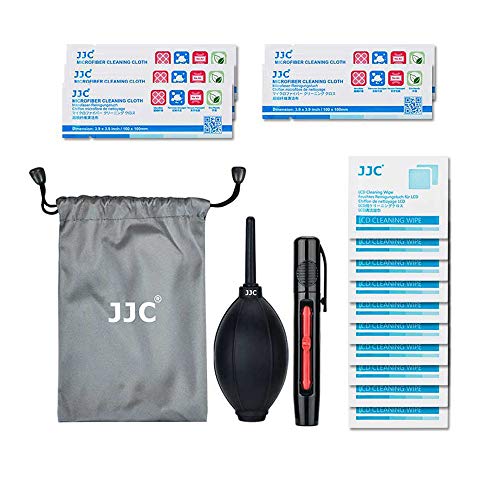 4 in-1 Camera Lens Cleaning Kit with Lens Blower Lens Pen Wipes | Camera Sensor Cleaning Kit with Lens Blower, Microfiber Cleaning Cloth , Lens Cleaning Pen, Wipes for Canon, Sony, Nikon
