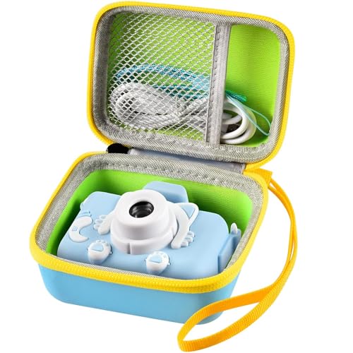 ANKHOH Camera Case for Seckton/for Desuccus/for PROGRACE/for Rindol/for GKTZ/for Dylanto/for GPOSY/for OZMI Kids Digital Camera, Kid Camcorder Storage Box Cable Accessory-Bag Only(Skyblue) - color: Skyblue