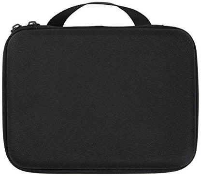 Amazon Basics Small Portable Protective Carrying Case for GoPro and Action Camera, Padded with Secure Handle, 9 x 7 x 2.5 inches, Black