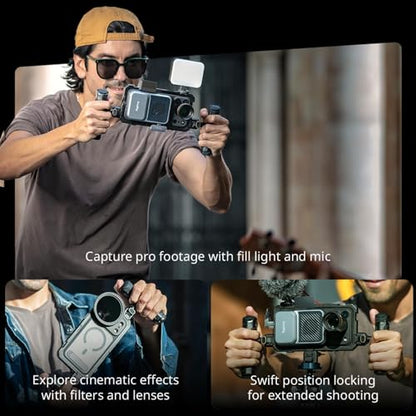 SmallRig Phone Video Cage Dual Handheld Kit for iPhone 17 Pro Max, Phone Rig with Wireless Quick Release Side Handle, 17mm T-Mount Lens Backplate for Video Recording/YouTube/Live Streaming/Vlog - 5541 - style: Dual Handheld Kit