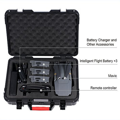 Smatree 10.2L Waterproof Carrying Case Compatible for Mavic Platinum/Pro Mavic-Fly More Combo (Not fit for Mavic 2 Pro/Zoom)