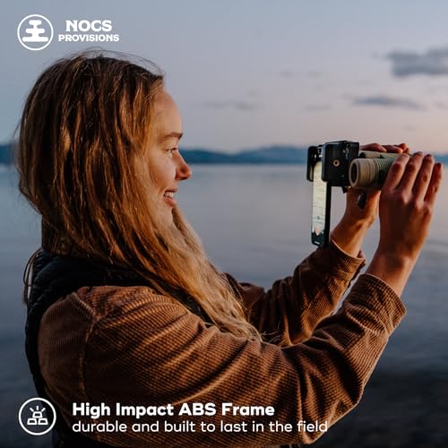 Nocs Provisions Photo Rig II Smartphone Attachment, Binocular & Telescope Camera Adapter Accessory for Photo & Video Capturing