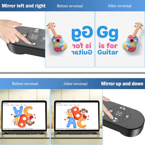8MP USB Document Camera, Auto Focus, LED Light, Image Reversal, Built-in Mic, Mac OS, Windows, Chromebook for Distance Learning, Remote Teaching, Web Conferencing, Live Demo - color: Grey