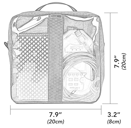 Think Tank Cable Management 30 - Electronics, Accessories, and Gear Organizer Pouch - Xlarge - size: X Large 7.9" x 7.9" x 3.2"