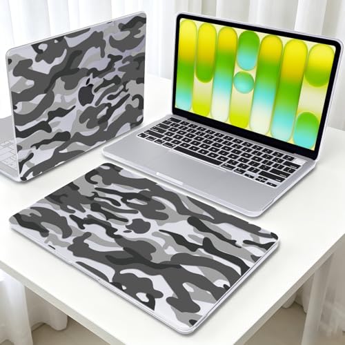 Ultra-Slim Anti-Scratch Hard Shell Case for 2026 Apple MacBook Neo 13 Inch A18 Pro A3404 with Keyboard Cover, Screen Protector, Dust Plugs and Webcam Privacy Cover, Camo - color: Camo
