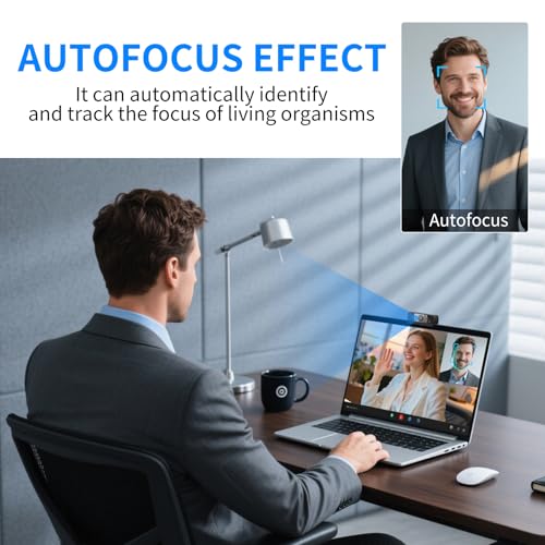4K Webcam with Microphone, 24MP Ultra HD Web Cam for Desktop Computer, Streaming Camera for PC with Auto Light Correction & Wide Angle, Plug and Play USB Computer Camera for Laptop/Mac/Zoom/Teams - style: K1-4K