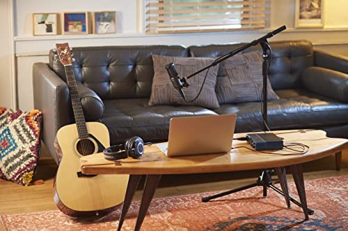 Audio-Technica AT2020 Cardioid Condenser Studio XLR Microphone, Ideal for Project/Home Studio Applications, Black | 20-20, 000 Hz, 144 Db Max Spl, 100 Ω, 48V Phantom Required, Xlr Output, Ideal for Project and Home Studios - color: Black, style: AT2020