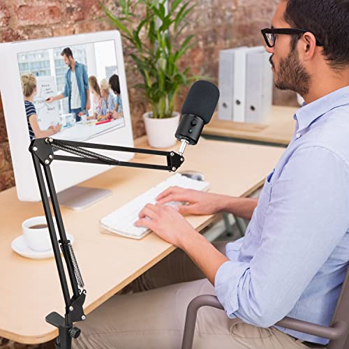 For Razer Seiren X Boom Arm, Heavy Duty Microphone Stand with Foam Cover & Adapter, Mic Arm Compatible with Blue Yeti, HyperX QuadCast, Shure SM7B, FIFINE K688 and more by WIBOND - color: Boom Arm