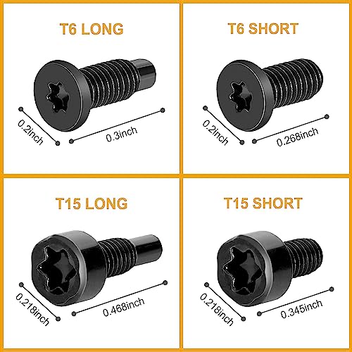 Video Doorbell Screws,Video Doorbell Replacement Screws- Fits All Video Doorbell Models (4Set /20pcs) (Black)