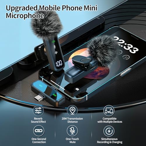 yAyusi Magnetic Vlogging Kit for iPhone/Android, 71" Auto Face Tracking Tripod for iPhone with Light, Magnetic Microphone/Remote Control, Content Creator Essentials Starter Kit for TikTok and YouTube