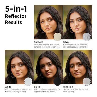 Westcott Illumintor QuickGrip 5-in-1 Reflectors (30" (76.2 cm)) - size: 30" (76.2 cm)