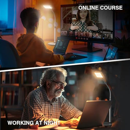Anautin LED Desk Light With Stand, CRI97+ Selfie for Video Recording, Computer for Streaming, Gaming, Conferencing, Zoom Meeting, Tiktok, YouTube, Ring New Alternative
