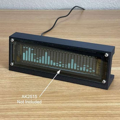 Stand for AK2515 Audio Spectrum Analyzer, Angled Display Holder, Easy Access to Ports, Desk and Entertainment Setup, Made in the USA