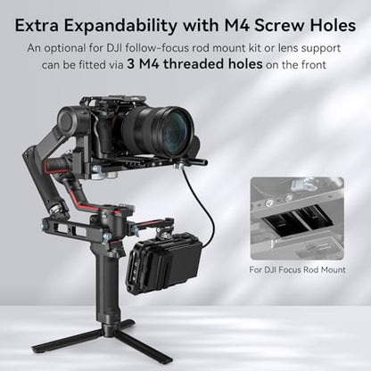 SmallRig 5" Quick Release Plate for Manfrotto-Type Designed for DJI RS 5 / RS 4 / RS 4 Pro/RS 2 / RSC 2 / Ronin-S/RS 3 / RS 3 Pro Gimbal