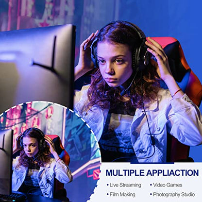 Emart 77in x 92in Collapsible Blue Backdrop Retractable Chromakey Photo Background with Solid Aluminium Base, Auto-Locking Frame, Wrinkle- Resistant Fabric for Video Studio, Live Game,Streaming - color: Blue, size: 77x92in
