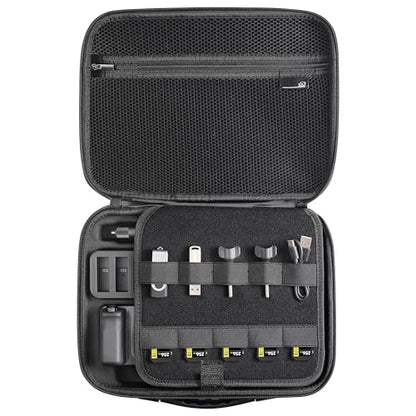 STARTRC VCR Carry Case for Insta360 ACE Pro/Ace Pro 2 Xplorer Grip Pro Flash Print Bundle Accessories Hard Storage Travel Bag extension Cage for Insta 360 Mini 2-in-1 Tripod/114cm Selfie Stick