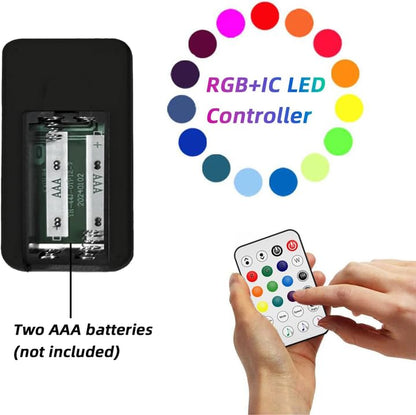NBBUFF Led Light Bar with Music SynC Color Changing, Led Bar with App & Remote Control, RGB+IC & W Smart RGB Light Bar, USB Powered Led Lights, Dynamic PC Room Monitor Backlight Gaming, 2 Pack - size: 13 inches