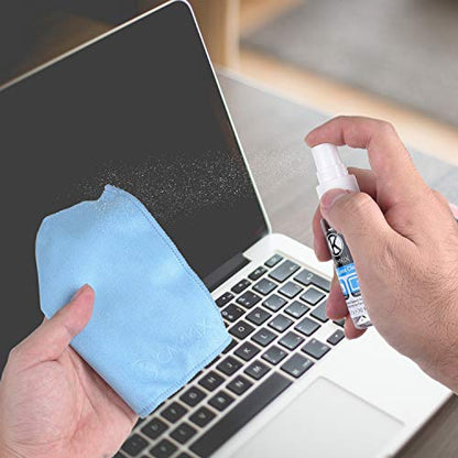 Camkix Lens and Screen Cleaning Kit - 2X Cleaning Spray 2X Microfiber Cloth - Perfect to Clean The Lens of Your DSLR and Compatible with Your Camera, Smartphone, Tablet, Notebook, etc. - color: 2 Bottles