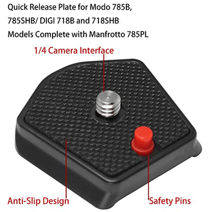 785PL Quick Release Plate LUORNG Quick Release Plate QR Plate for 785B, 785SHB/ DIGI 718B and 718SHB Models