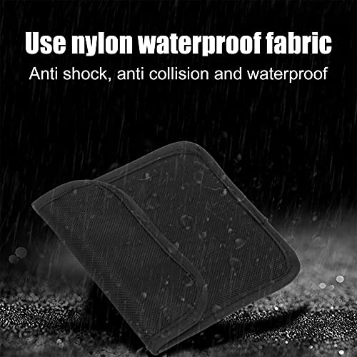 Lens Filter Case, Lens Filter Storage Bag, Lens Filter Pouch Camera Lens Filter Pouch Anti Shock Soft Nylon Photography Lens Filter Insert Filter Pouch for Filters Up to 82mm
