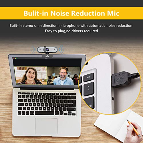 NexiGo N660P 1080P 60FPS Webcam with Software Control, Dual Microphone & Cover, Autofocus, HD USB Computer Web Camera, for OBS/Gaming/Zoom/Skype/FaceTime/Teams/Twitch (Renewed) - style: 1080P Webcam 60FPS