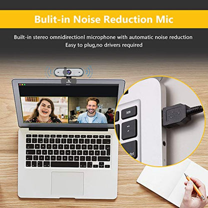 NexiGo N660P 1080P 60FPS Webcam with Software Control, Dual Microphone & Cover, Autofocus, HD USB Computer Web Camera, for OBS/Gaming/Zoom/Skype/FaceTime/Teams/Twitch (Renewed) - style: 1080P Webcam 60FPS