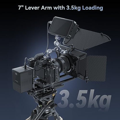 SMALLRIG 7" Rosette Magic Arm, Camera Monitor Mount, Articulating Arm with 1/4"-20 Screws and Anti-Twist Pins, Max Load Capacity 3.5kg Friction Arm, for Cameras, Monitors, LED Lights and Phones - size: 7" (Regular)