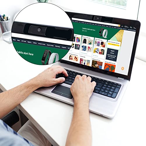 Webcam Cover, 6 Pieces, Laptop Camera Cover, Privacy Shielding Capacity is Twice as Big as The Traditional, Suitable for Computer Mobile Phones, laptops, Tablets and so on (Black 6-Piece Pack) - color: Black 6-piece pack