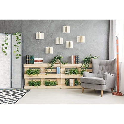 YongFoto 7x5ft Living Room Backdrop Office Background Green Plants Sofa Zoom Meeting Background Video Conferencing Backdrop Modern Office Decor Banner