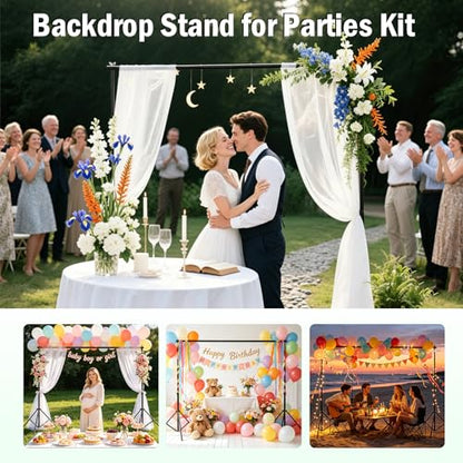 Green Screen Backdrop Kit,10 x 6.5 FT Heavy Duty Stand for Photography | Portable Green Screen Kit, 5 Clamps, Carrying Bag for Photography, Video Recording, Live Streaming, Gaming and Zoom Meetings - size: 6.5 X 10 Feet