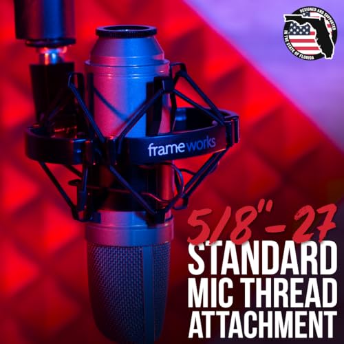 Gator Frameworks GFW-MIC-SM4248 Universal Shockmount for Microphones 42-48mm in Diameter - size: 42-48mm, style: Medium Condensor