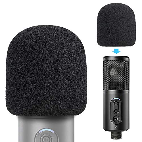 ATR2500x Pop Filter Foam Cover - Mic Windscreen Customized for Audio Technica ATR2500x-USB, ATR2500-USB Cardioid Condenser USB Microphone to Blocks Out Plosives - color: Foam Cover for ATR2500X