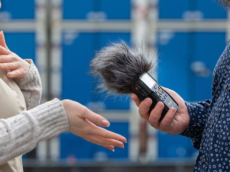 Zoom H4essential 4-Track Handy Recorder with 32-Bit Float Bundle with WSH-4E Hairy Windscreen (H4essential + Windscreen) - style: H4essential + Windscreen