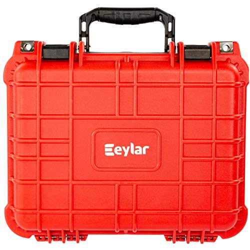 Eylar Protective Hard Camera Case Water & Shock Proof w/Foam TSA Approved 13.37 Inch 11.62 Inch 6 Inch Red