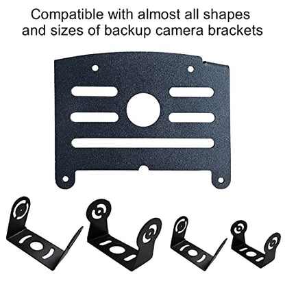 VOONOA Universal Backup Camera Bracket Adapter for Furrion Pre-Wired Mount Pre-Install Mounting Kit with Pig Tail Wire Plug for RVs Camper 5th Wheel Trailer