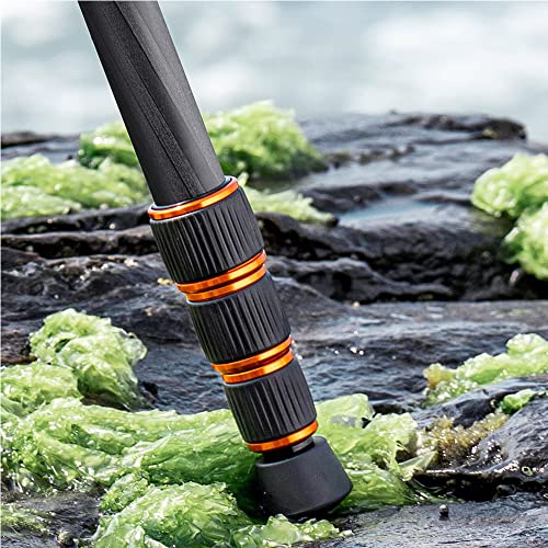 K&F CONCEPT Universal Anti-Slip Rubber Tripod Foot Spikes Compatible with 1/4 inch Thread Tripod Monopod Legs Feet Replacement Parts (3 PCS) - size: 3pcs Pointes Antidérapantes