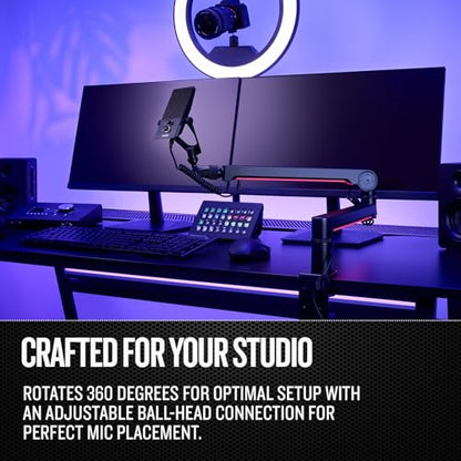 RIG MA-1 Low Profile USB Mic Arm With RGB Underlighting