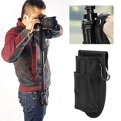 Monopod Waist Case Monopod Waist Bag Camera Waist Bag Temporary Storage Bag Monopod Pouch Case Portable for Travel Supporting DSLR Camera Monopod