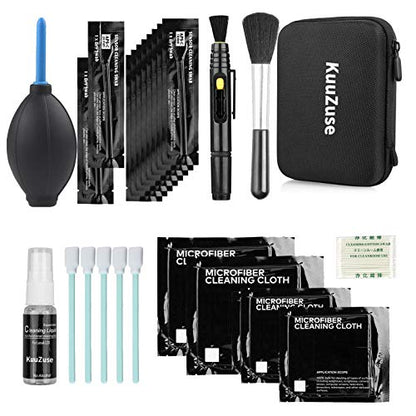 Professional DSLR Camera Cleaning Kit with APS-C Cleaning Swabs, Microfiber Cloths, Camera Cleaning Pen, for Camera Lens, Optical Lens and Digital SLR Cameras. - color: pink