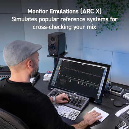 IK Multimedia ARC X Room Correction, Monitor Calibration & Speaker Emulation – Studio Acoustic Measurement Mic, Virtual Monitoring & Low-Latency Plug-in Included - size: ARC X w Mic