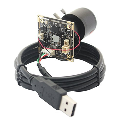 ELP 2.8-12mm varifocal Lens 1080P H.264 Microphone PC Web USB Security Camera for Laptop Manual Zoom Mini UVC USB2.0 Video Audio Webcam Board 2MP CMOS AR0330 Lightburn Laser Camera for Computer - size: 2.8-12mm lens
