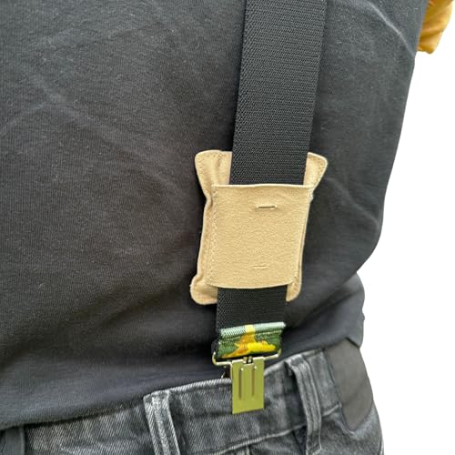 URSA Belt Pouch with Clips - Versatile Rigging for Wireless Transmitters (Beige, Large) - color: Beige, size: Large