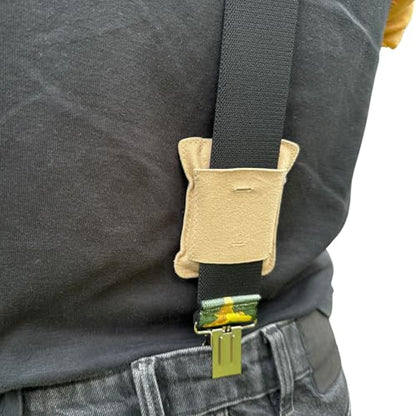 URSA Belt Pouch with Clips - Versatile Rigging for Wireless Transmitters (Beige, Large) - color: Beige, size: Large