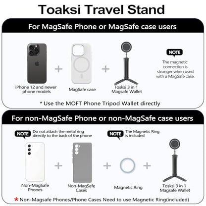 Phone Holder Stand for Desk,Adjustable Phone Holder for Recording,iPhone Stand for Filming,Cell Phone Stand Office Camping Travel Essentials,Detachable Tripod, Magnetic Stand for iPhone,Galaxy