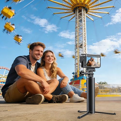 STARTRC VCR Carry Case for Insta360 ACE Pro/Ace Pro 2 Xplorer Grip Pro Flash Print Bundle Accessories Hard Storage Travel Bag extension Cage for Insta 360 Mini 2-in-1 Tripod/114cm Selfie Stick