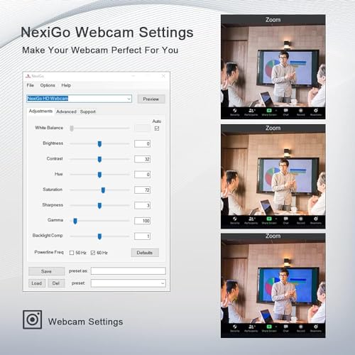 NexiGo N930P (Gen 2) 1080P Autofocus Webcam with Software, Microphone & Privacy Cover, HD USB Web Camera, for Zoom YouTube Skype FaceTime, PC Mac Laptop Desktop - style: 1080P Autofocus Webcam