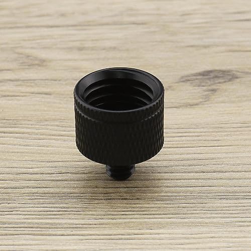 Create idea 2Pcs 5/8"-11 Female to 1/4"-20 Male Screw Reducer Aluminum Alloy Screw Adapter Studs Accessories for Camera Webcams Mic Stand