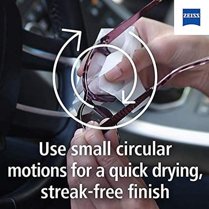 Zeiss Pre-Moistened Lens Cleaning Wipes, 400 count (Pack of 2) - size: 400 Count (Pack of 2)