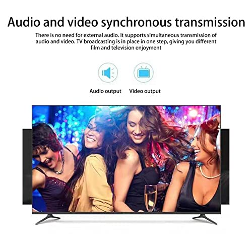 Zuya 2Pcs DisplayPort to HDMI Adapter Converter Display Port Male DP to HDMI Female HD TV Cable Adapter Video Audio for PC TV Zuya-05 0