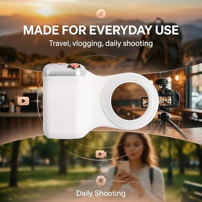 Magnetic Phone Grip with Remote Control Portable Shooting Handle for iPhone Universal Selfie Anti Shake Assistant,12.5 * 8CM